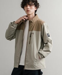 LOGOS（ロゴス）の「LOGOS ロゴス 撥水 裏タフタワンポイントロゴスタンドネックナイロンブルゾン（ナイロンジャケット）」