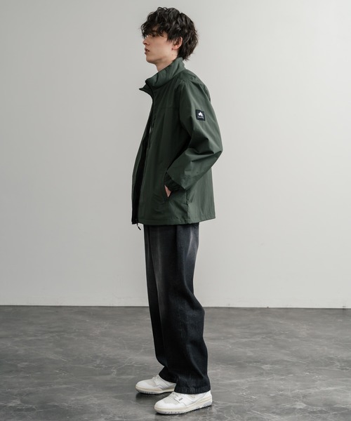 セール】LOGOS ロゴス 撥水 裏タフタワンポイントロゴスタンドネック