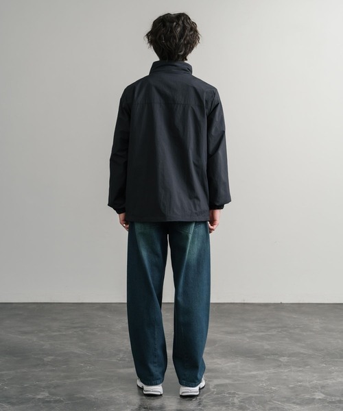 セール】LOGOS ロゴス 撥水 裏タフタワンポイントロゴスタンドネック