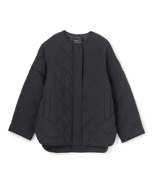 美品✨　TAION UNFILO キルティング ブルゾン ダウンジャケット　黒 自宅で洗濯OK / 軽量で暖かい】TAIONコラボ キルティングブルゾン