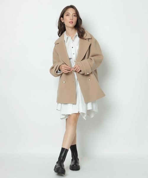 Apuweiser-riche(アプワイザーリッシェ)の「シャツレイヤードワンピース(ワンピース・レディース・ストライプ・1/2)」の17枚目の写真