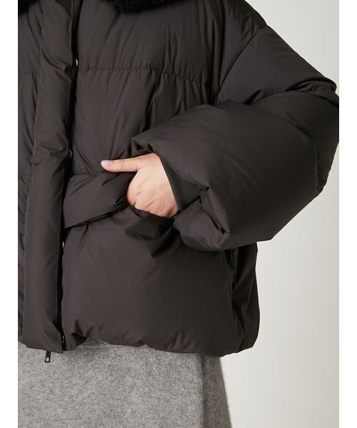 FRAY I.D（フレイアイディー）の「フードファーショートダウンコート