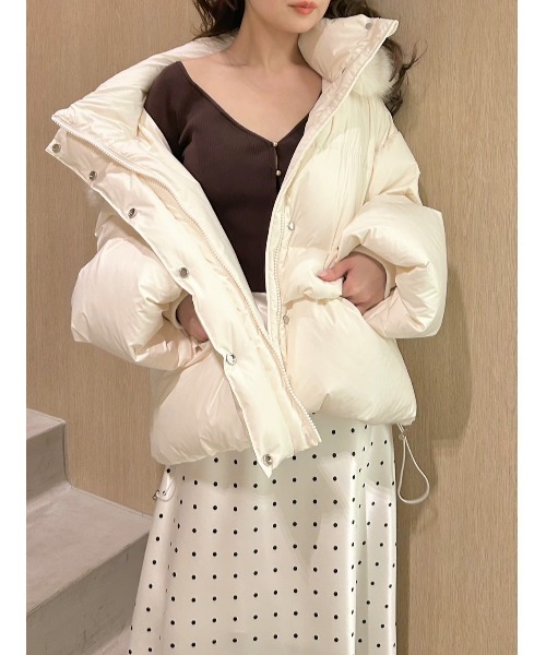 フードファーショートダウンコート（ダウンジャケット/コート）｜FRAY