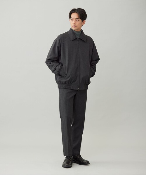 UNFILO(アンフィーロ)の「FLANNEL TOUCH 中綿ブルゾン(ブルゾン・メンズ・グレー系/ネイビー系1/ブラック系・X-LARGE/LARGE/MEDIUM/SMALL)」の14枚目の写真