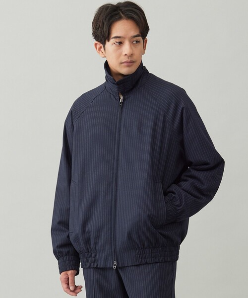 UNFILO(アンフィーロ)の「FLANNEL TOUCH 中綿ブルゾン(ブルゾン・メンズ・グレー系/ネイビー系1/ブラック系・X-LARGE/LARGE/MEDIUM/SMALL)」の11枚目の写真