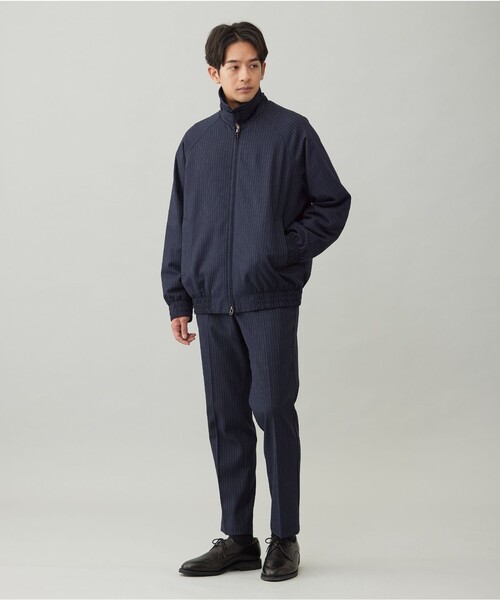 UNFILO(アンフィーロ)の「FLANNEL TOUCH 中綿ブルゾン(ブルゾン・メンズ・グレー系/ネイビー系1/ブラック系・X-LARGE/LARGE/MEDIUM/SMALL)」の10枚目の写真