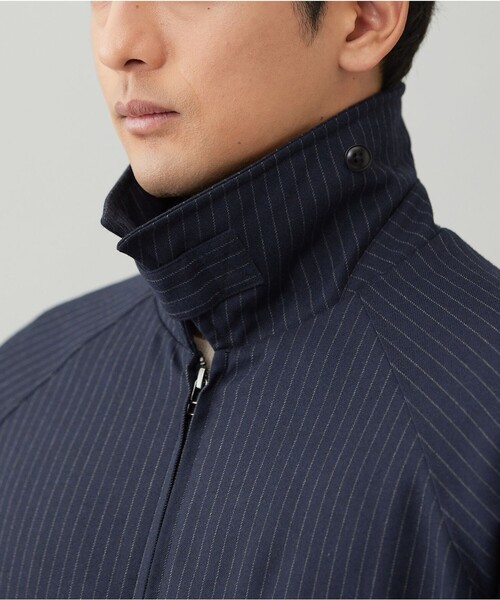 UNFILO(アンフィーロ)の「FLANNEL TOUCH 中綿ブルゾン(ブルゾン・メンズ・グレー系/ネイビー系1/ブラック系・X-LARGE/LARGE/MEDIUM/SMALL)」の9枚目の写真