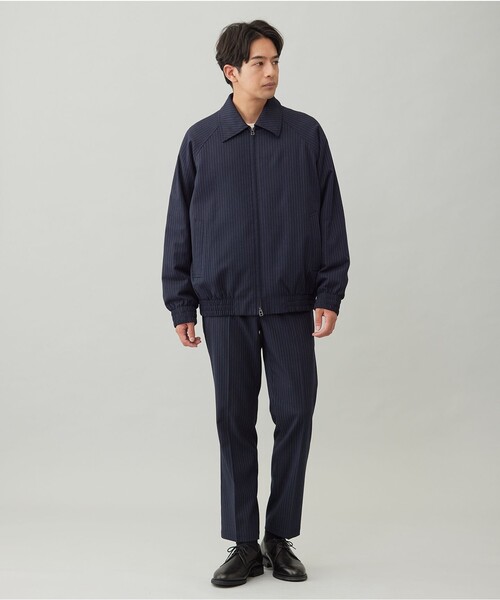 UNFILO(アンフィーロ)の「FLANNEL TOUCH 中綿ブルゾン(ブルゾン・メンズ・グレー系/ネイビー系1/ブラック系・X-LARGE/LARGE/MEDIUM/SMALL)」の8枚目の写真