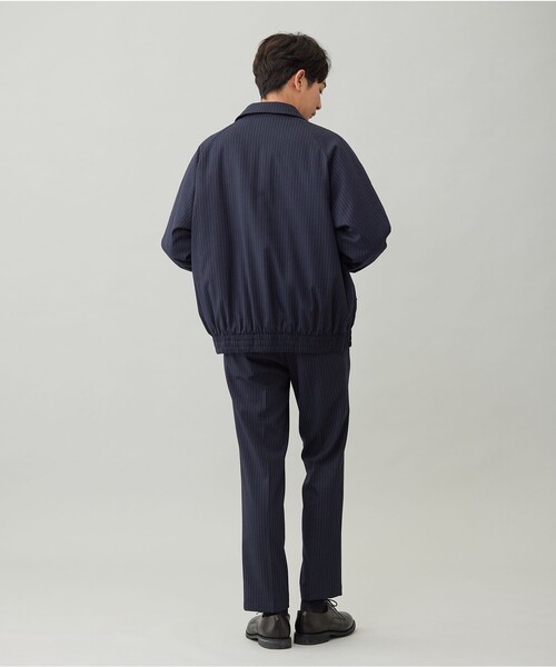 UNFILO(アンフィーロ)の「FLANNEL TOUCH 中綿ブルゾン(ブルゾン・メンズ・グレー系/ネイビー系1/ブラック系・X-LARGE/LARGE/MEDIUM/SMALL)」の5枚目の写真