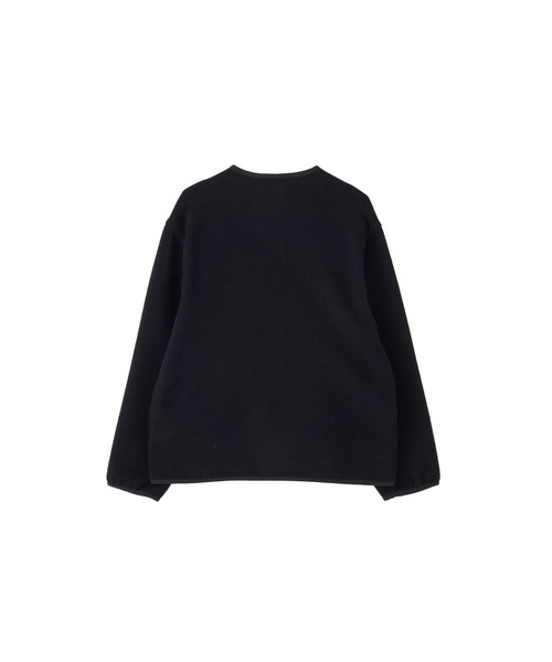 MHL.（エムエイチエル）の「SOFT WOOL FLEECE（ブルゾン・メンズ・ブラック/カーキ・LARGE/MEDIUM/SMALL）」の5枚目の写真