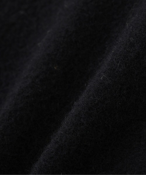 MHL.（エムエイチエル）の「SOFT WOOL FLEECE（ブルゾン・メンズ・ブラック/カーキ・LARGE/MEDIUM/SMALL）」の4枚目の写真
