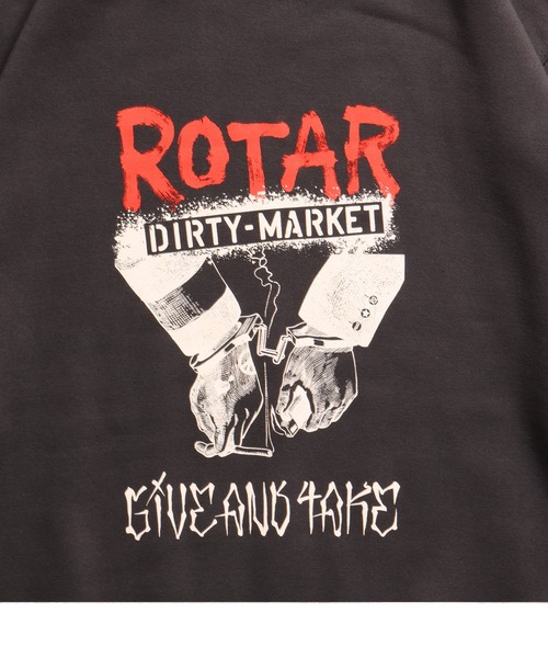 ROTAR（ローター）の「DIRTY MARKET SWEAT（スウェット・メンズ・ヘザーグレー/スミクロ/サンドベージュ・SMALL/MEDIUM/LARGE/X-LARGE）」の9枚目の写真