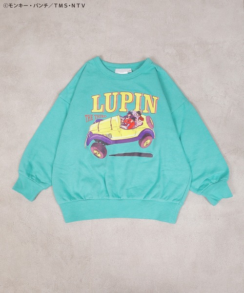 MARKEY'S(マーキーズ)の「【ルパン三世】別注プリントトレーナー(スウェット・キッズ・ブラック/チャコール/レッド/ブラウン/エメラルド/オフホワイト・150/140/120/110/100/90/80/130)」の5枚目の写真