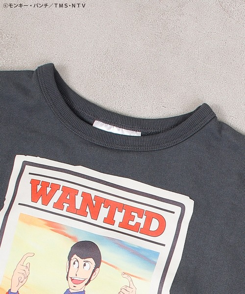 MARKEY'S(マーキーズ)の「【ルパン三世】別注プリントトレーナー(スウェット・キッズ・ブラック/チャコール/レッド/ブラウン/エメラルド/オフホワイト・150/140/120/110/100/90/80/130)」の11枚目の写真