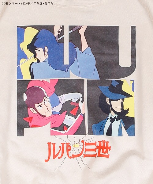 MARKEY'S(マーキーズ)の「【ルパン三世】別注プリントトレーナー(スウェット・キッズ・ブラック/チャコール/レッド/ブラウン/エメラルド/オフホワイト・150/140/120/110/100/90/80/130)」の16枚目の写真