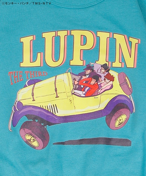 MARKEY'S(マーキーズ)の「【ルパン三世】別注プリントトレーナー(スウェット・キッズ・ブラック/チャコール/レッド/ブラウン/エメラルド/オフホワイト・150/140/120/110/100/90/80/130)」の19枚目の写真
