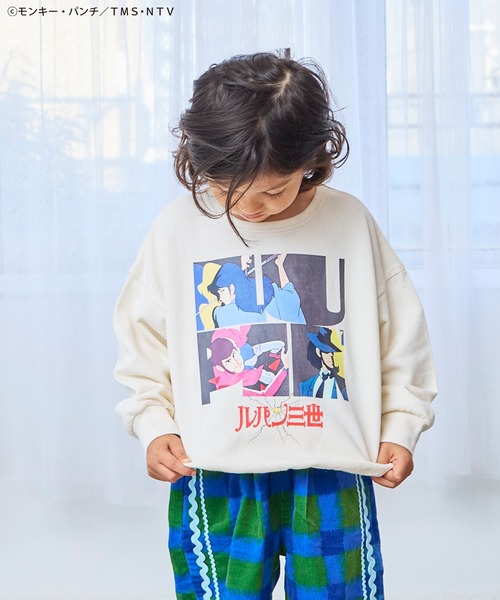 MARKEY'S(マーキーズ)の「【ルパン三世】別注プリントトレーナー(スウェット・キッズ・ブラック/チャコール/レッド/ブラウン/エメラルド/オフホワイト・150/140/120/110/100/90/80/130)」の22枚目の写真