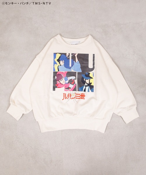 MARKEY'S(マーキーズ)の「【ルパン三世】別注プリントトレーナー(スウェット・キッズ・ブラック/チャコール/レッド/ブラウン/エメラルド/オフホワイト・150/140/120/110/100/90/80/130)」の21枚目の写真