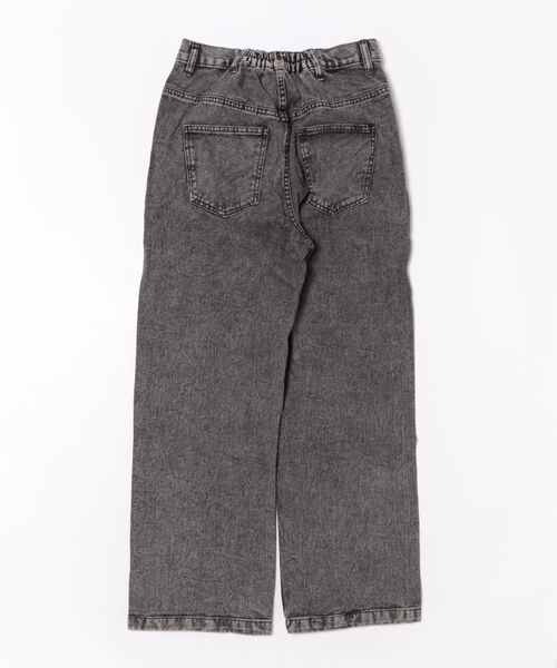 RCD(アールシーディー)の「コットンデニムワイドパンツ(デニムパンツ・レディース・ブラック系その他/ライトブルー/ネイビー・M/LL/L)」の4枚目の写真