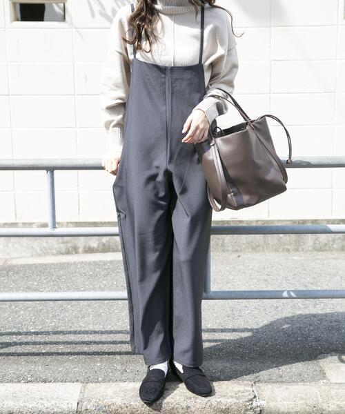 ITEMS URBANRESEARCH(アイテムズ アーバンリサーチ)の「ルーズサロペット(サロペット/オーバーオール・レディース・チャコールグレー/ブラウン・FREE)」の19枚目の写真