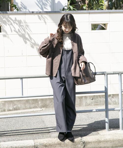 ITEMS URBANRESEARCH(アイテムズ アーバンリサーチ)の「ルーズサロペット(サロペット/オーバーオール・レディース・チャコールグレー/ブラウン・FREE)」の14枚目の写真