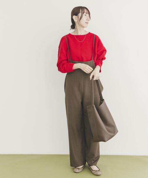 ITEMS URBANRESEARCH(アイテムズ アーバンリサーチ)の「ルーズサロペット(サロペット/オーバーオール・レディース・チャコールグレー/ブラウン・FREE)」の11枚目の写真