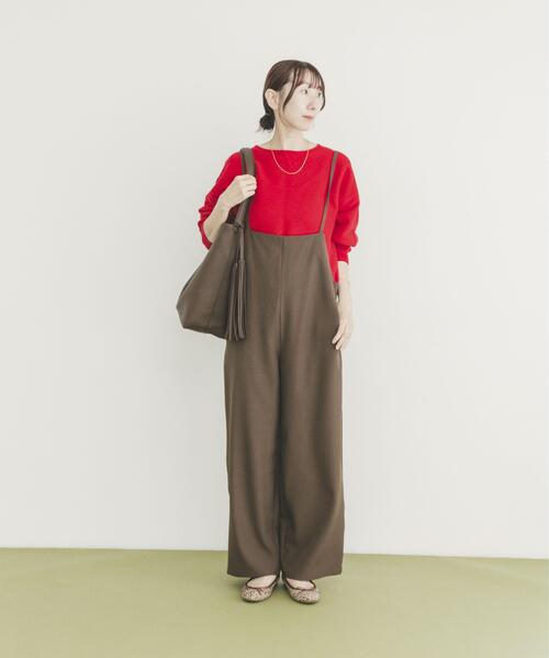 ITEMS URBANRESEARCH(アイテムズ アーバンリサーチ)の「ルーズサロペット(サロペット/オーバーオール・レディース・チャコールグレー/ブラウン・FREE)」の10枚目の写真