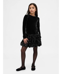 GAP（ギャップ）の「ミックスメディア スパンコール バブルワンピース (キッズ)（ワンピース）」