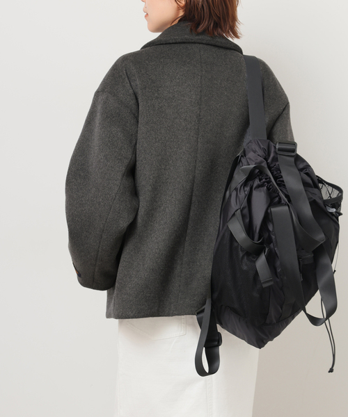 JOURNAL STANDARD relume（ジャーナルスタンダード　レリューム）の「スーパーファインビーバージップショート（その他アウター・レディース・チャコールグレー・FREE）」の9枚目の写真