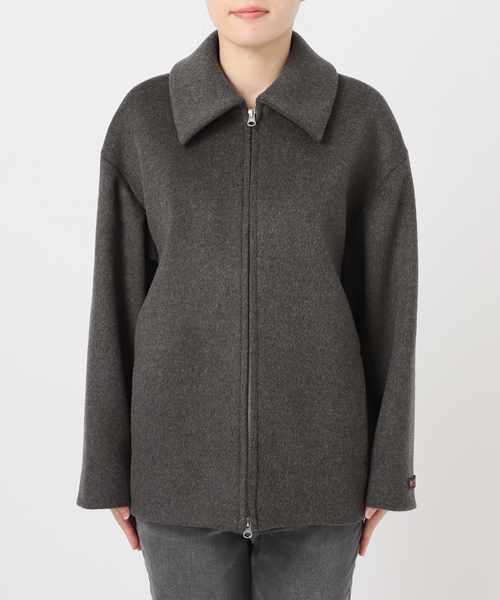 JOURNAL STANDARD relume（ジャーナルスタンダード　レリューム）の「スーパーファインビーバージップショート（その他アウター・レディース・チャコールグレー・FREE）」の13枚目の写真