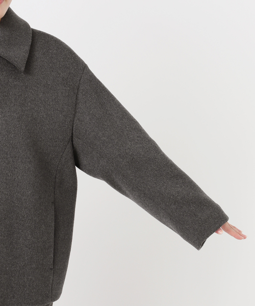 JOURNAL STANDARD relume（ジャーナルスタンダード　レリューム）の「スーパーファインビーバージップショート（その他アウター・レディース・チャコールグレー・FREE）」の14枚目の写真