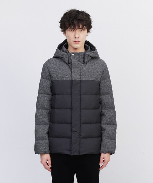 TAKEO KIKUCHI（タケオキクチ）の「カラーコンビ ダウンブルゾン（ダウンジャケット/コート・メンズ・ブラック系4/ブラウン系その他2/ネイビー系4/ブラウン系その他6/ブラック系1・04/03/02/01）」の12枚目の写真