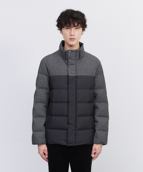 TAKEO KIKUCHI（タケオキクチ）の「カラーコンビ ダウンブルゾン（ダウンジャケット/コート・メンズ・ブラック系4/ブラウン系その他2/ネイビー系4/ブラウン系その他6/ブラック系1・04/03/02/01）」の15枚目の写真