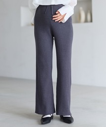 Rosemadame(ローズマダム)のすっきりシルエットニットパンツ(マタニティ〜産後)妊婦服 産前・産後対応・ウエスト調節紐付き(マタニティウェア/グッズ)