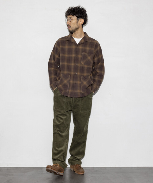 GUNG HO（ガンホー）の「GUNGHO/ガンホー 別注 GUNGHO コーデュロイ パンツ（その他パンツ・メンズ・チャコールグレー/ブラック/ベージュ/ブラウン/オリーブ・SMALL/MEDIUM/LARGE）」の17枚目の写真