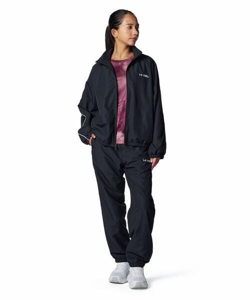 UNDER ARMOUR(アンダーアーマー)の「UAトリコット ライナー ウーブン ジャケット(トレーニング/レディース)(その他アウター・レディース・ブラック・M/S/L/XL)」の3枚目の写真