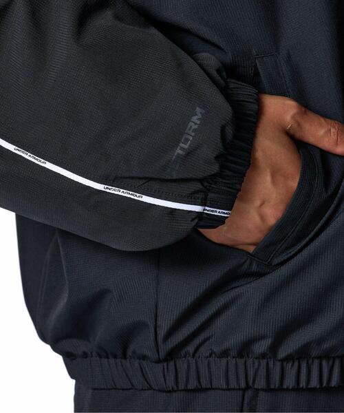 UNDER ARMOUR(アンダーアーマー)の「UAトリコット ライナー ウーブン ジャケット(トレーニング/レディース)(その他アウター・レディース・ブラック・M/S/L/XL)」の6枚目の写真
