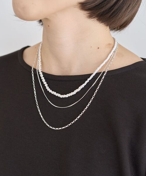 Green Parks(グリーンパークス)の「every walk.3WAYパールMIXネックレス(ネックレス・レディース・シルバー/ゴールド・FREE)」の8枚目の写真