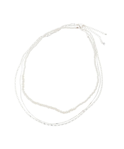 Green Parks(グリーンパークス)の「every walk.3WAYパールMIXネックレス(ネックレス・レディース・シルバー/ゴールド・FREE)」の1枚目の写真