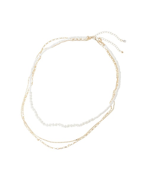 Green Parks(グリーンパークス)の「every walk.3WAYパールMIXネックレス(ネックレス・レディース・シルバー/ゴールド・FREE)」の2枚目の写真