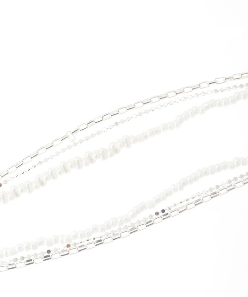 Green Parks(グリーンパークス)の「every walk.3WAYパールMIXネックレス(ネックレス・レディース・シルバー/ゴールド・FREE)」の7枚目の写真