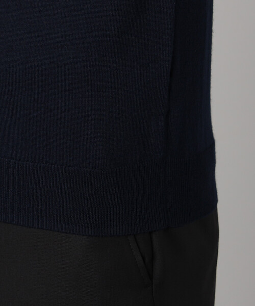 COMME CA MEN（コムサメン）の「「FILIVIVI」天竺Vネックニット（ニット/セーター・メンズ・グレー/ネイビー・L/M）」の8枚目の写真