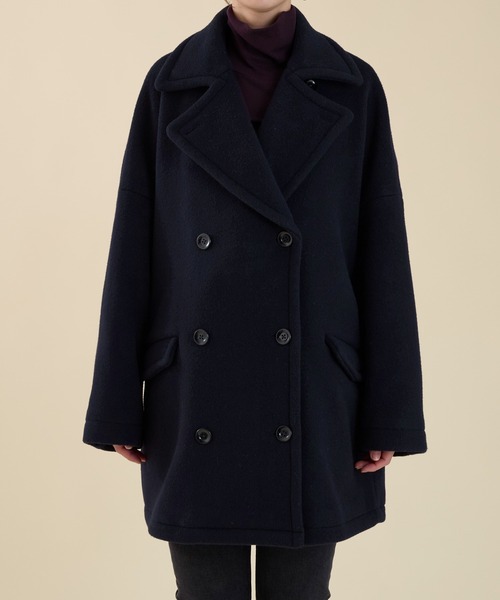 marmors（マルモア）の「【marmors】P-coat（ピーコート・レディース・グレー/ライトベージュ/ネイビー・36）」の8枚目の写真