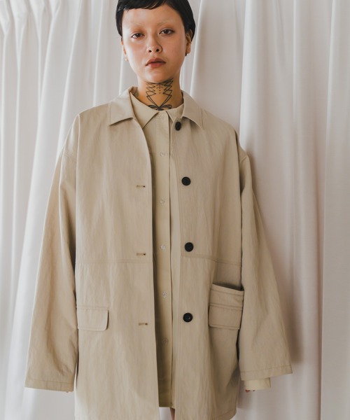 lit（リット）の「Pocket Over Shirt（シャツ/ブラウス・レディース・アイボリー/チェック/ブラウン/ピンク・FREE）」の10枚目の写真