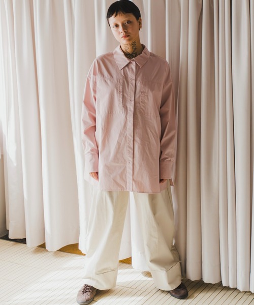 lit（リット）の「Pocket Over Shirt（シャツ/ブラウス・レディース・アイボリー/チェック/ブラウン/ピンク・FREE）」の20枚目の写真