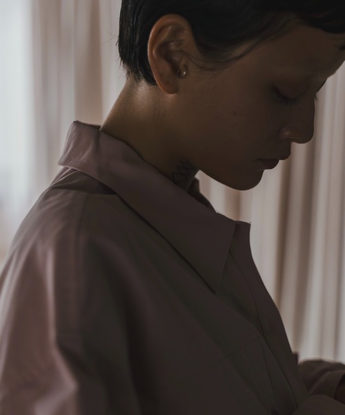 lit（リット）の「Pocket Over Shirt（シャツ/ブラウス・レディース・アイボリー/チェック/ブラウン/ピンク・FREE）」の22枚目の写真