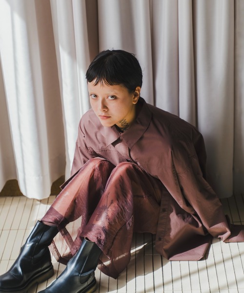 lit（リット）の「Pocket Over Shirt（シャツ/ブラウス・レディース・アイボリー/チェック/ブラウン/ピンク・FREE）」の15枚目の写真