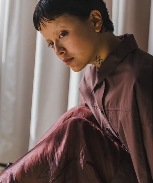 lit（リット）の「Pocket Over Shirt（シャツ/ブラウス・レディース・アイボリー/チェック/ブラウン/ピンク・FREE）」の16枚目の写真