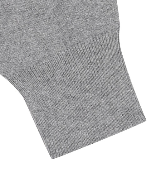 TOKYO SHIRTS（トウキョウシャツ）の「もちもち フリルネック プルオーバー（ニット/セーター・レディース・ネイビー/ブルー/グレー・M/L/LL）」の7枚目の写真