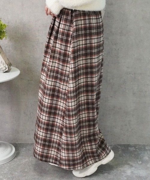Emma（SELECT LEVERY）（エマ セレクトリベリー）の「ライトメルトンロングスカート（スカート・レディース・レッド系その他/ブラウン系その他/ブラック系その他2/ブラウン系その他2/ブラック系その他・LARGE/X-LARGE/MEDIUM/SMALL）」の22枚目の写真
